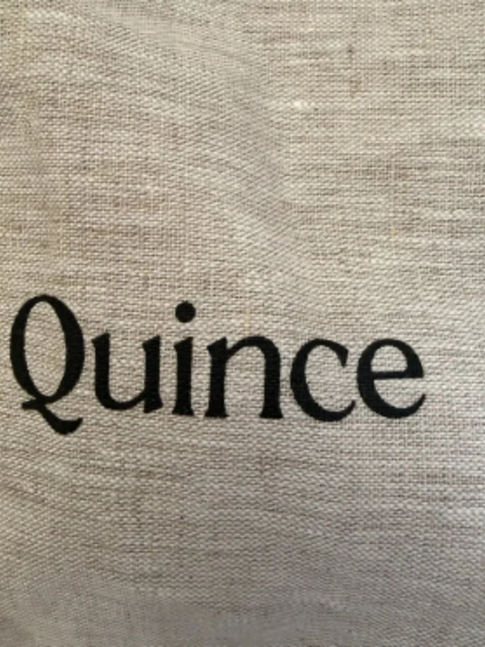 Quince King California King Neutral Cream Flax Duvet Cover Set 2 Shams